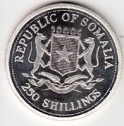 Beschrijving: 250 Shillings DIANA Unlisted